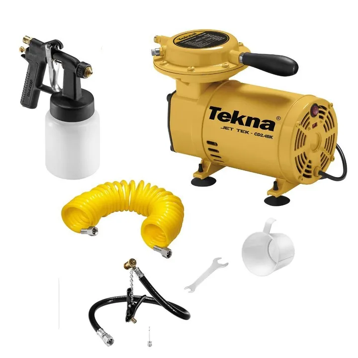 Compressor de Ar Direto Portátil 1/2HP 50PSI 127V/220V CD2.4BKN TEKNA-1021001, imagem 1 de 7