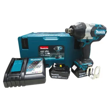 Chave de Impacto 1.050N.m de 3/4 Pol. à Bateria 18V com 2 Baterias e Maleta MAKITA-DTW1001RFJ