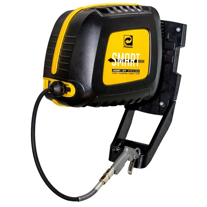 Compressor de Ar Portátil Smart Air 1.5HP com Carretel e Mangueira 220V PRESSURE-112974SMART, imagem 1 de 5