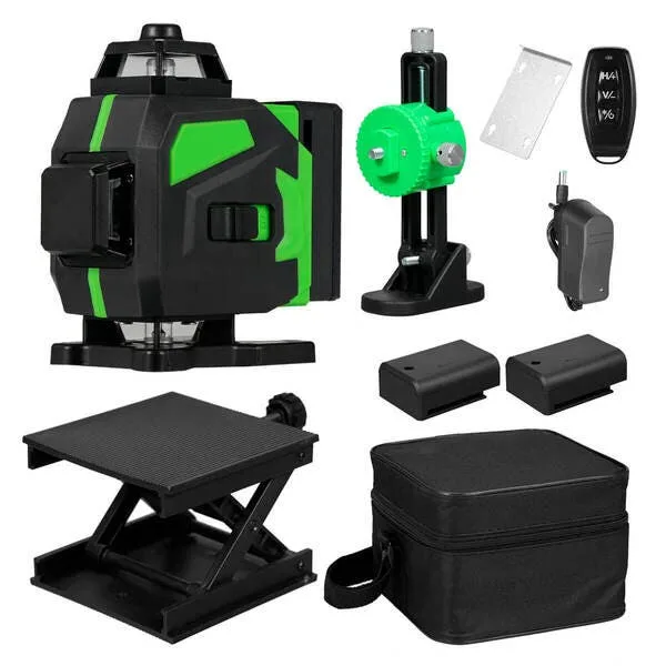 Nível Laser 12 Linhas Verde 3d Recarregável Autonivelante, imagem 1 de 5